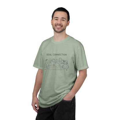 Real Connection T-Shirt — Hot Tub Line Art Tee