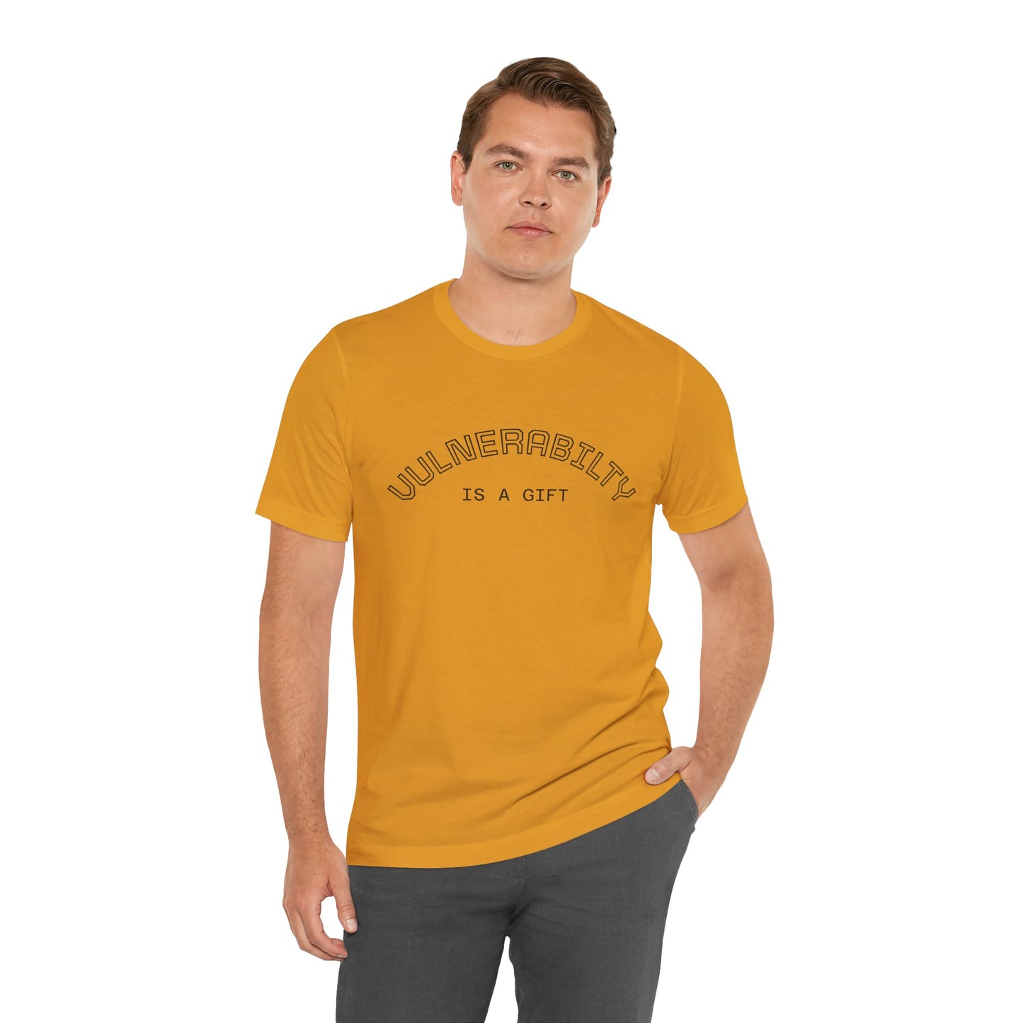 Vulnerability Is a Gift Tee — Inspirational Minimalist Mental Health T-Shirt