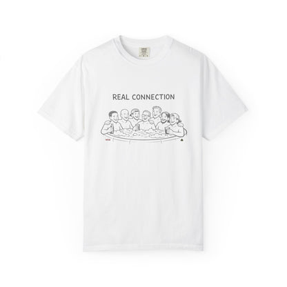 Real Connection T-Shirt — Hot Tub Line Art Tee