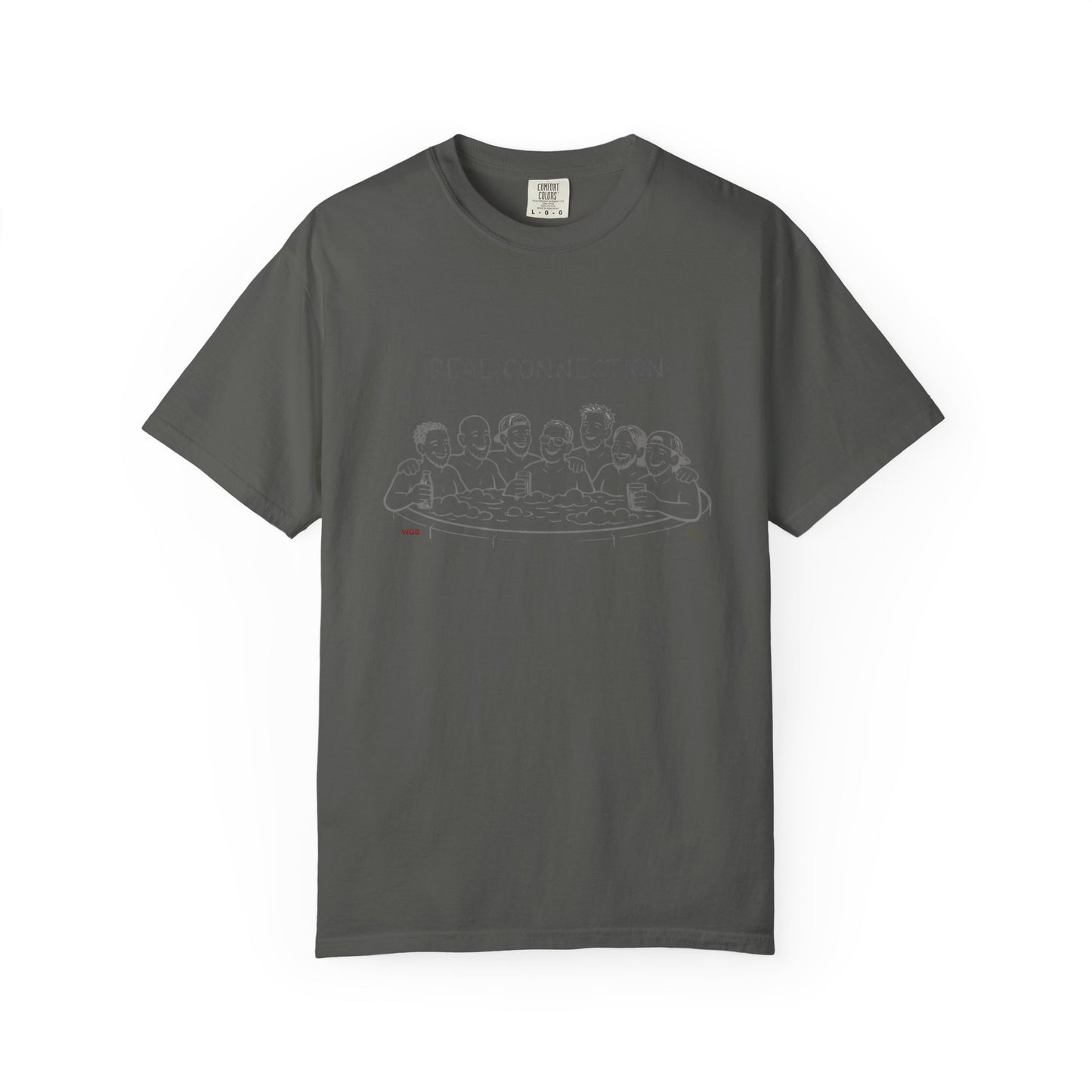 Real Connection T-Shirt — Hot Tub Line Art Tee