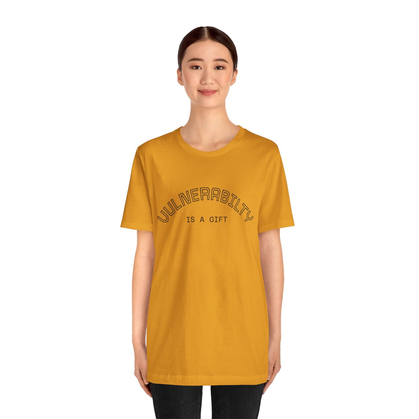 Vulnerability Is a Gift Tee — Inspirational Minimalist Mental Health T-Shirt