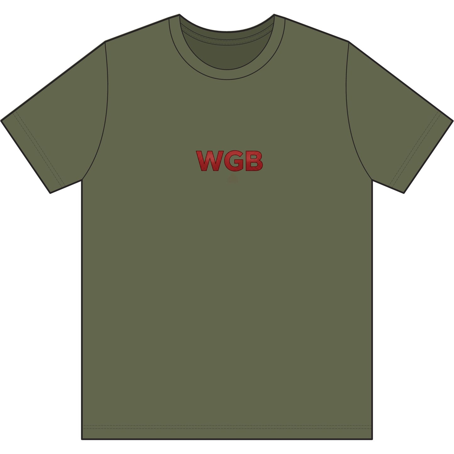 WGB Men's Moisture-Wicking Tee — Front Logo