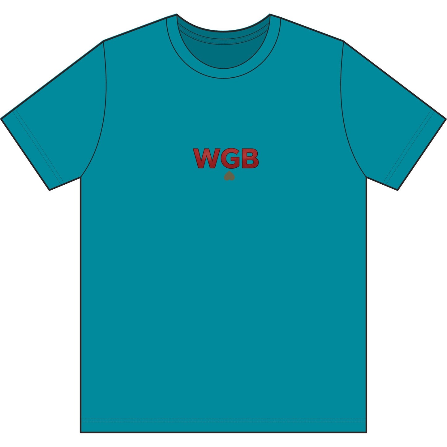WGB Men's Moisture-Wicking Tee — Front Logo