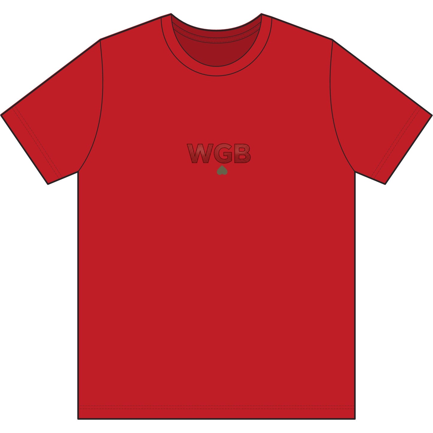 WGB Men's Moisture-Wicking Tee — Front Logo