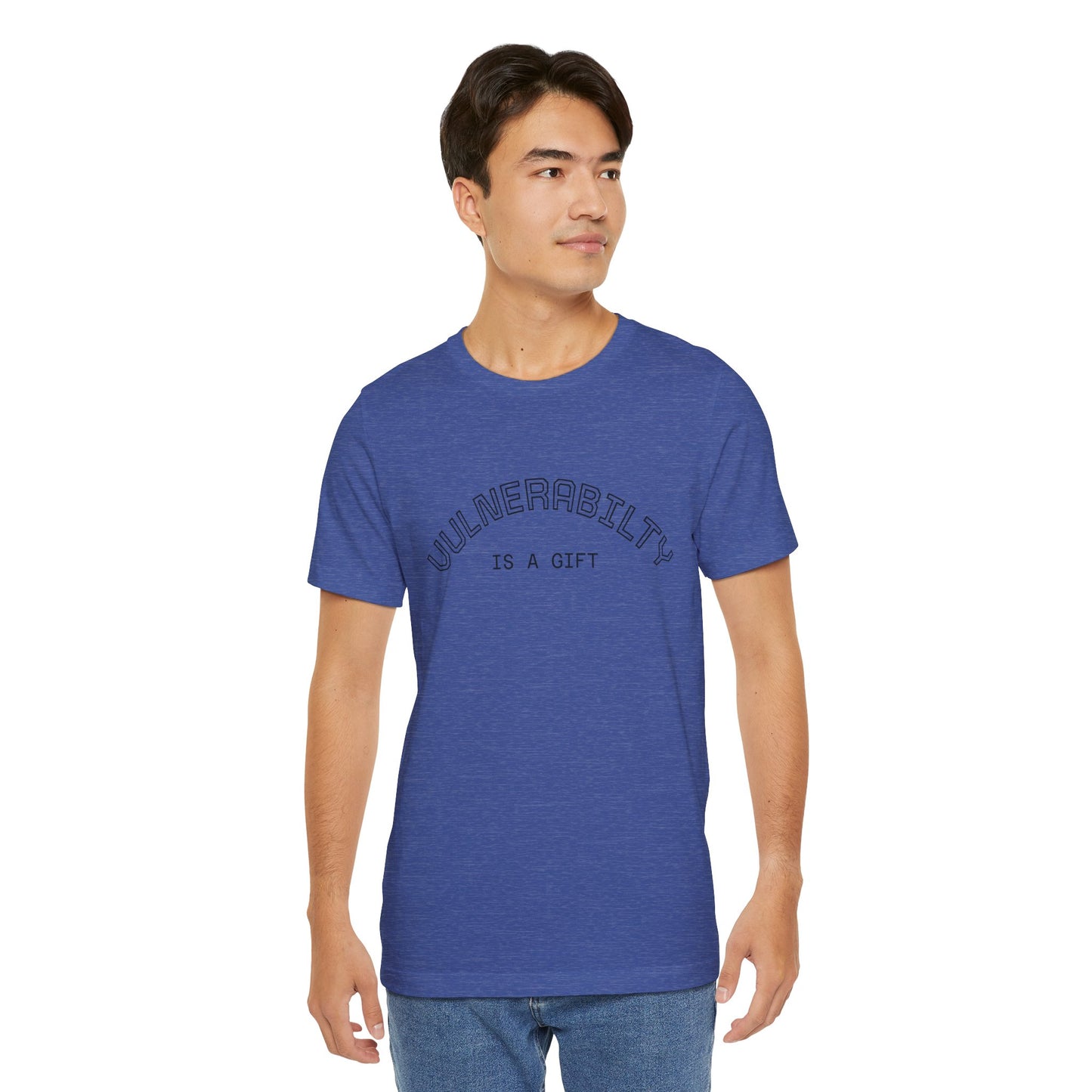 Vulnerability Is a Gift Tee — Inspirational Minimalist Mental Health T-Shirt