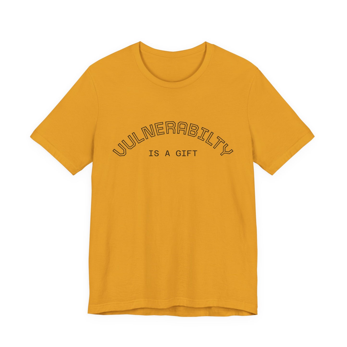 Vulnerability Is a Gift Tee — Inspirational Minimalist Mental Health T-Shirt