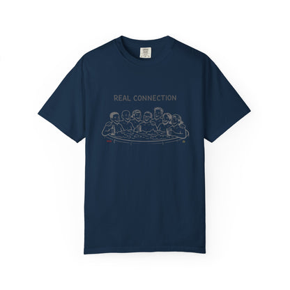 Real Connection T-Shirt — Hot Tub Line Art Tee