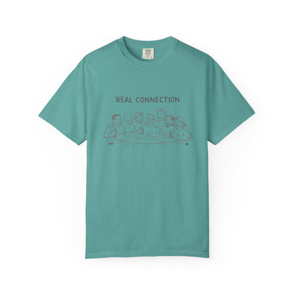 Real Connection T-Shirt — Hot Tub Line Art Tee