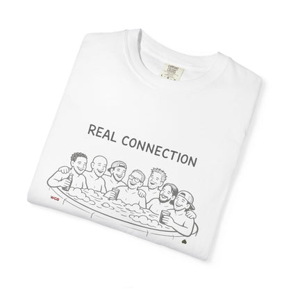 Real Connection T-Shirt — Hot Tub Line Art Tee