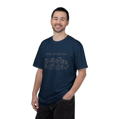 Real Connection T-Shirt — Hot Tub Line Art Tee